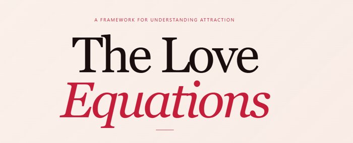 The Love Equations wordmark